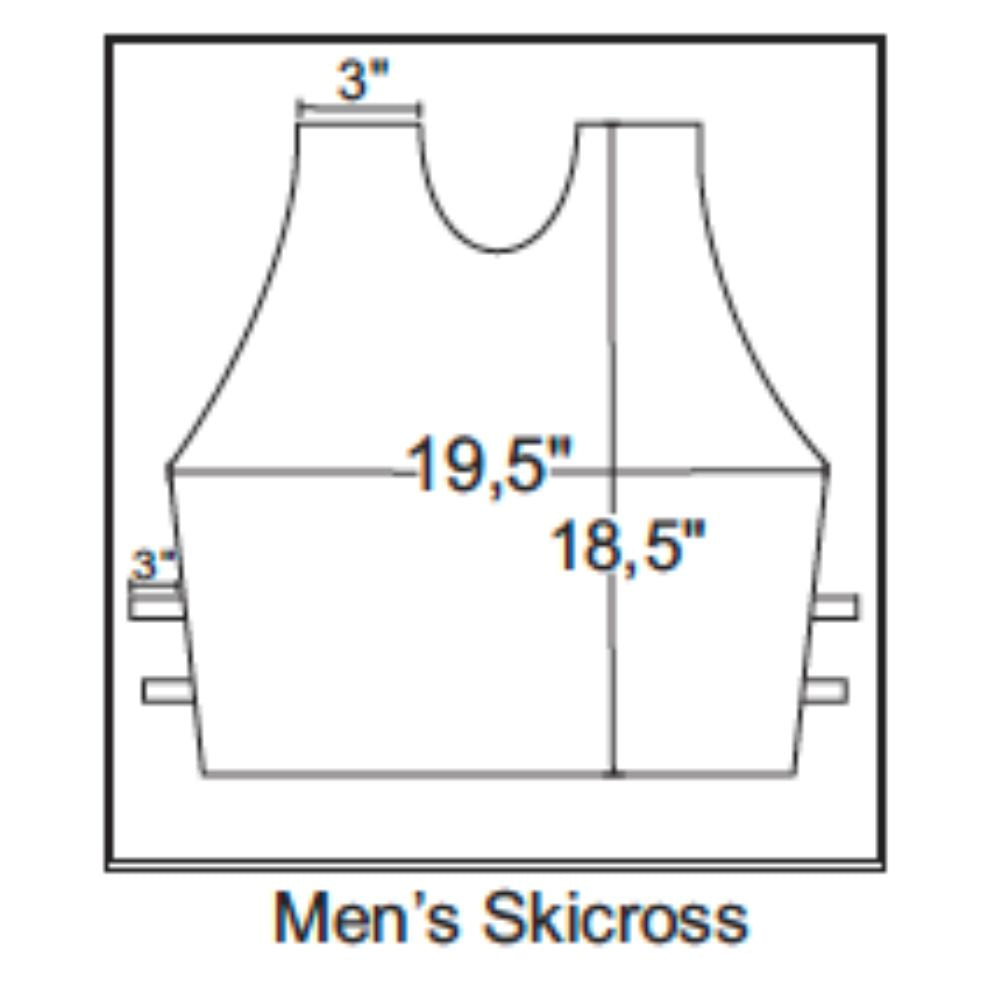 SKI CROSS BIBS w/straps