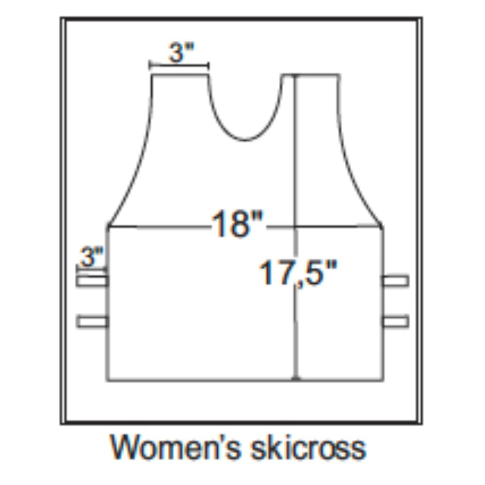 SKI CROSS BIBS w/straps