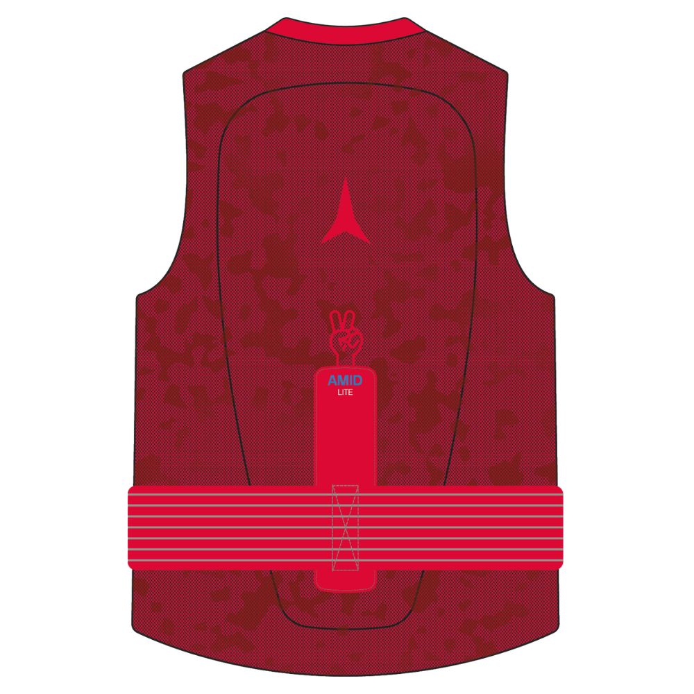 LIVE SHIELD AMID LITE VEST JR Red
